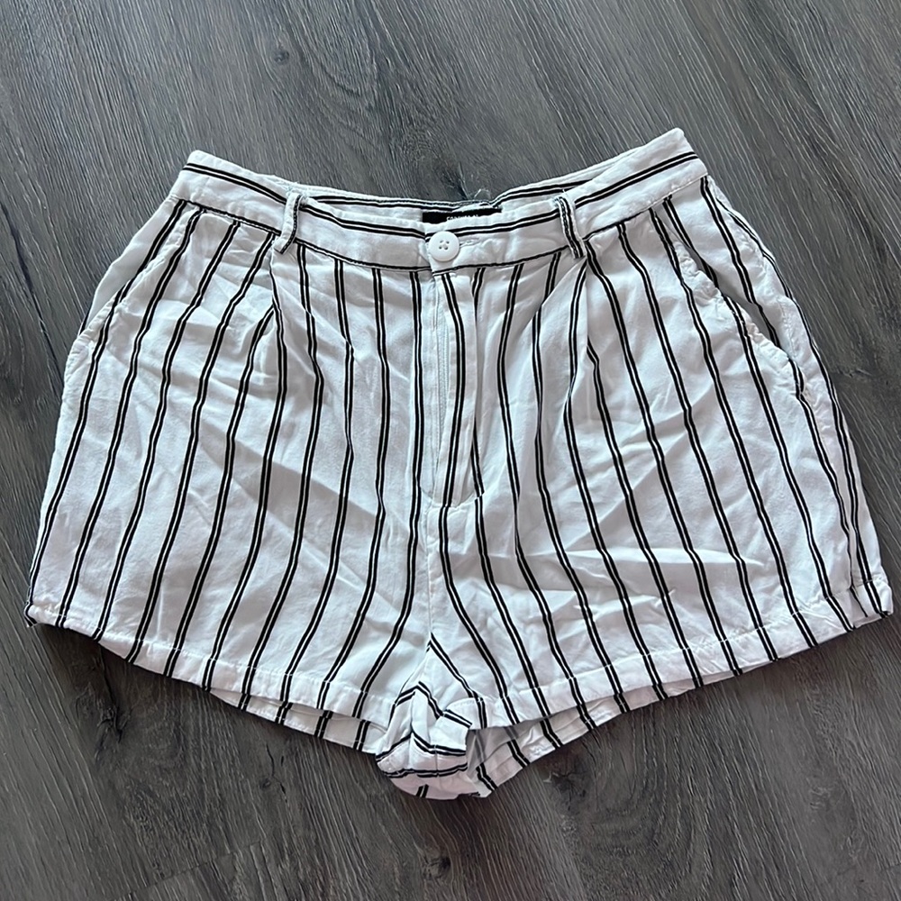Pinstriped shorts
